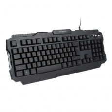 Клавиатура Гарнизон GK-330G (USB, регулируемая радужная подсветка, мультимедийная, игровая, black)