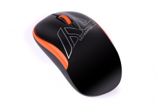 Мышь беспроводная A4Tech G3-300N (optical, 1000dpi, AA, black-orange)