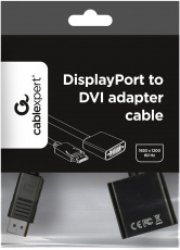 Конвертер Display Port (m) - VGA (f) (A-DPM-VGAF-02, ver.1.1a, 0.15m, black) Cablexpert