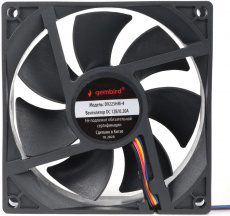Вентилятор Gembird D9225HM-4 (92x92x25mm, Hydro, <2500rpm, <32dBa, 4pin, PWM, black) OEM