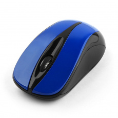 Мышь беспроводная Gembird MUSW-325 (optical, 1000dpi, AA, black-blue)