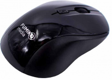 Мышь беспроводная FUMIKO FWM-01 (optical, 1600dpi, 2xAAA, black)