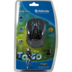 Мышь беспроводная Defender To-GO MS-575 Nano (Flash, 5кн+кл, 1600dpi)