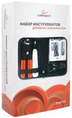 Набор инструментов для работы с локальной сетью Cablexpert TK-NCT-01 (4 предмета)