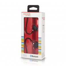 Наушники Microlab T963BT (затычки, беспроводные, Bluetooth 4.1, с микрофоном, до 10м., до 3 часов работы от батареи, black)