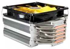 Вентилятор GlacialTech Igloo H58 PWM (1150/1155/1156/1366/2011/775/AM2/AM3/FM1/FM2, 140mm, Al, 700-1400rpm, 15-33dBa, 5 тепловых трубок 8mm, DTH, 4pin, 140W) RTL