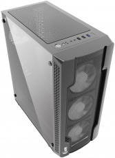 Корпус Powercase Mistral X4 Mesh (CMIXB-F4) (без БП, ATX, USB3.0, 4x Fan, black)