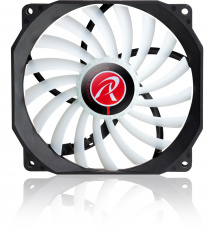 Вентилятор RAIJINTEK Aeolus beta - ARGB (120x130x13mm, Hydro, 600-1200rpm, <22dBa, 4pin, PWM, ARGB LED, black-white) RTL