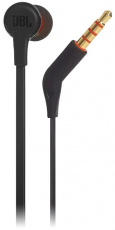 Наушники JBL TUNE 210 (затычки, для мобильных устройств, с микрофоном, 1.2m, black)