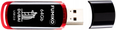 Флеш накопитель USB 2.0 64Gb FUMIKO DUBAI (FDI-05, black)