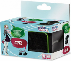 Колонки Smartbuy CUTE SBA-2580 (2x3W, USB, black-green)