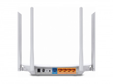 Роутер TP-LINK Archer C50 (RU) ver.3.x (1167Mbps, 2.4/5GHz, 4 ports, 100Mbps, 4 внешние несъёмные антенны 5dBi, white-grey)