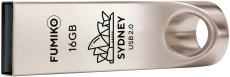 Флеш накопитель USB 2.0 16Gb FUMIKO SYDNEY (FSY-03, silver)