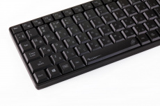 Клавиатура QUMO Dark Sector GK-002 (USB, голубая подсветка символов, black)