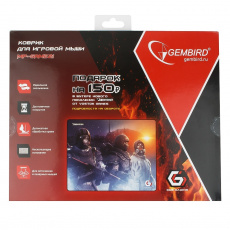 Коврик для мыши Gembird (MP-GAME21, тканевый на резиновой основе, игровой, 250x200x3mm)