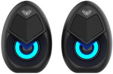 Колонки AULA WIND N-69 (6W, USB, подсветка, black)