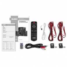 Колонки Sven MS-2055 (55W, Bluetooth 5.0, ПДУ, FM, USB, SD, MP3, black)