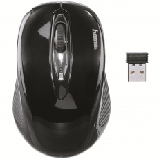 Мышь беспроводная Hama AM-7300 (optical, 1000dpi, 2xAAA, black)