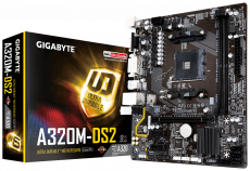 Материнская плата Gigabyte GA-A320M-DS2 (AM4, mATX) RTL