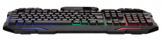 Клавиатура Oklick 700G Dynasty (USB, игровая, с трёхцветной регулируемой подсветкой, мультимедийная, black)