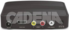 Тюнер для цифрового ТВ внешний / Медиа-проигрыватель CADENA CDT-1791SB (1080p, DVB-T/T2, HDMI, JPEG, MKV, MOV, USB, Time Shift, black)