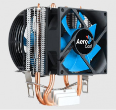 Вентилятор AeroCool Verkho 2 Dual (1150/1151/1155/1156/1200/1366/2011/2066/775/AM2/AM3/AM4/FM1/FM2, 90mm + 80mm, Al, 800-2300rpm, 15-27dBa, две тепловые трубки, 4pin, PWM, 120W) RTL