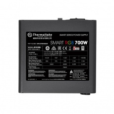 Блок питания Thermaltake 700W (Smart RGB 700W, 80+, 120mm, 20+4+4+4pin, 2*PCI-E 6+2pin, 6*SATA, 5*HDD, 1*FDD) RTL