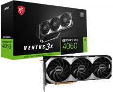 Видеокарта MSI GF RTX4060 OC 8Gb (RTX 4060 VENTUS 3X 8G OC, 128bit, GDDR6, HDMI+3xDP) RTL