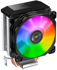 Вентилятор JONSBO CR-1200E (1150/1151/1155/1156/1200/1700/775/FM1/FM2/AM2/AM3/AM4/AM5, 92mm, Al, 2000rpm, 27dBa, 2 тепловые трубки, DTH, 3pin, 95W, rainbow LED, black) RTL