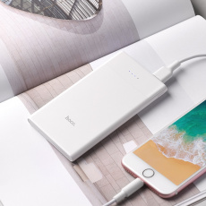 Внешний аккумулятор Hoco B35D Entourage (Li-ion, 5000mAh, 2*USB, выход 1A, white)