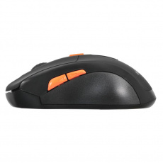 Мышь беспроводная Oklick 585MW (optical, 1600dpi, 2xAAA, soft-touch, black)