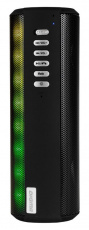 Колонки Digma S-32 (6W, портативные, аккумулятор, Bluetooth, микрофон, громкая связь, AUX,  MicroSD до 32Gb, FM, MP3, подсветка, black)