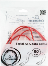 Кабель интерфейсный SATA 0.8m (CC-SATAM-DATA-0.8M, защёлки) Cablexpert