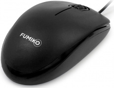 Мышь FUMIKO OFFICE FMW-11-K (USB, optical, 1000dpi, 1.2m, black)