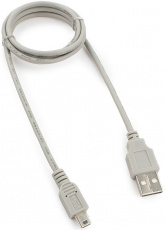 Кабель USB 2.0 Am - mini USB 0.9m (CC-USB2-AM5P-3-N, медь, grey) Cablexpert