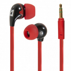 Наушники Defender Bravo-815 (затычк, 1.2m, red-black)