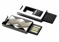 Флеш накопитель USB 2.0 16Gb Silicon Power Touch 850 (SP016GBUF2850V1T, titanium)