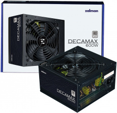 Блок питания ZALMAN 600W (ZM600-LX3, 80+, 120mm, 20+4+4+4pin, 2*PCI-E 6+2pin, 6*SATA, 3*HDD) RTL