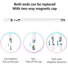 Стилус для смартфонов и планшетов GOOJODQ Stylus Pen (алюминий, white)