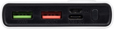 Внешний аккумулятор Hiper EP10000 (литий-полимерный, 10000mAh, Type-C 5-12V 22.5W + 2*USB 5-12V 22.5W, вход Type-C 5-12V 18W + Micro USB 5-12V 18W, QC, BC, PD, white)