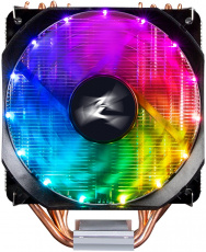 Вентилятор ZALMAN CNPS9X OPTIMA RGB (1150/1151/1155/1156/1200/1700/AM4/AM5, 120mm, Rifle Bearing, Sharks Fin Blade, Al, 600-1500rpm, <26dBa, 4 тепловые трубки, DTH, 4pin, PWM, RGB fixed LED, 145W) RTL