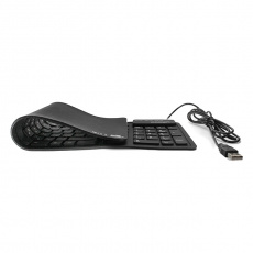 Клавиатура Crown CMK-6002 Silikon (USB, гибкая, водонепроницаемая, black)