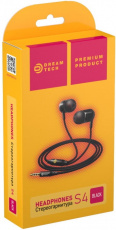 Наушники Dream S4 (затычки, для мобильных устройств, с микрофоном, black)