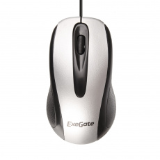 Мышь ExeGate SH-9026S (USB, optical, 1000dpi, для ноутбука, silver)