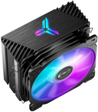Вентилятор JONSBO CR-1000 PRO (1150/1151/1155/1156/1200/1700/FM1/FM2/AM2/AM3/AM4, 120mm, Al, 700-1800rpm, 21-37dBa, 6 тепловых трубок, DTH, 4pin, 200W, rainbow LED, black) RTL