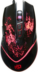 Мышь Oklick INFINITY 888G (USB, optical, 3200dpi, игровая, подсветка, 1.5m, black)