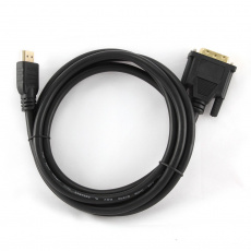 Кабель HDMI (m) - DVI (m) 1.8m (CC-HDMI-DVI-6, 4K, ver.2.0, с позолоченными контактами, экранированный, пакет, black) Cablexpert