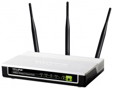 Точка доступа TP-LINK TL-WA901ND (300Mbps, 2.4GHz, 1 port, 100Mbps, 3 внешние съёмные антенны 4dBi, white)
