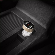 Зарядное устройство от прикуривателя hoco Z26 High Praise (12/24V - USB, 2*USB, 2.1А max, white)