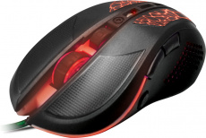 Мышь QUMO tRex (USB, optical, 2400dpi, игровая, black)